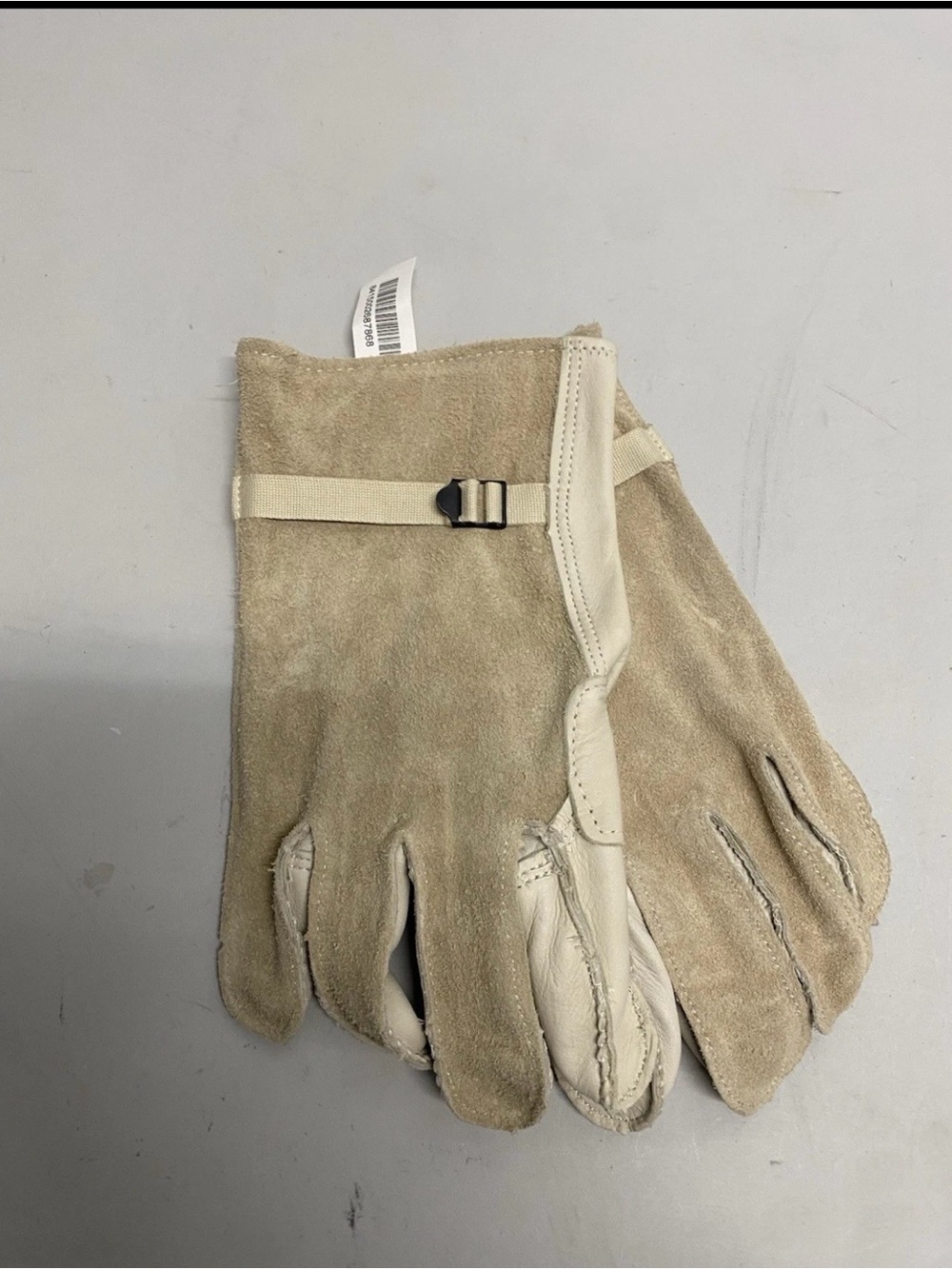 USGI Gloves Heavy Duty Cattle Hide Rappel Size 5 (Large) 8415-00-268-7868